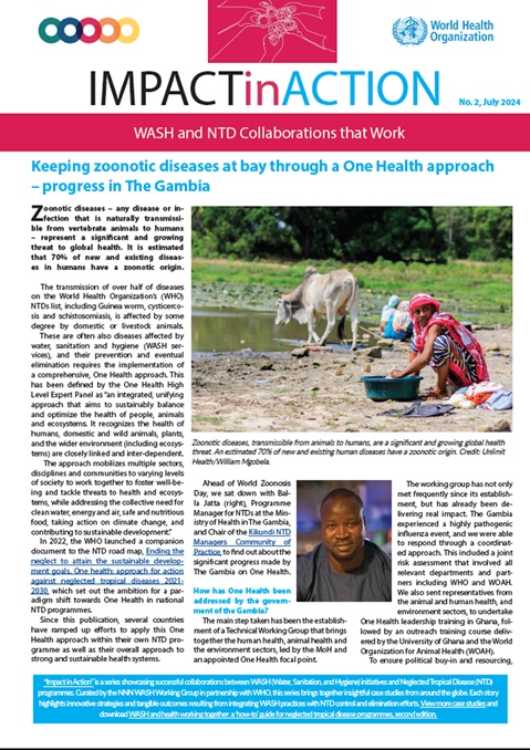 Keeping zoonotic diseases at bay through a One Health approach - progress in the Gambia