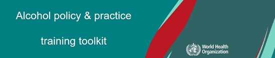 Banner for the alcohol policy and practice training toolkit