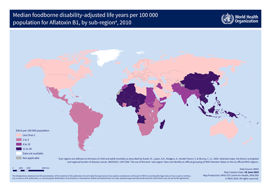 FERG2010 Aflatoxin map
