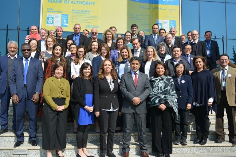 Photo of participants to the 3rd meeting of the WHO AMR surveillance and quality assessment CC network, Cairo, 2019