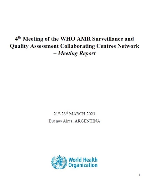 AMR Surveillance CCs Network - Fourth Meeting