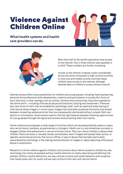Violence against children online
