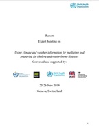 Cover page for expert meeting report