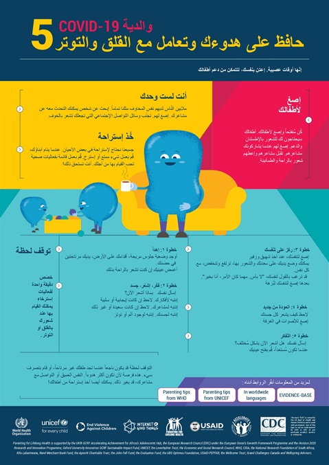 حافظ على ھدوءك وتعامل مع القلق والتوتر