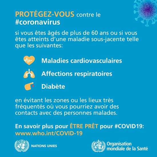 Protégez-vous contre le coronavirus