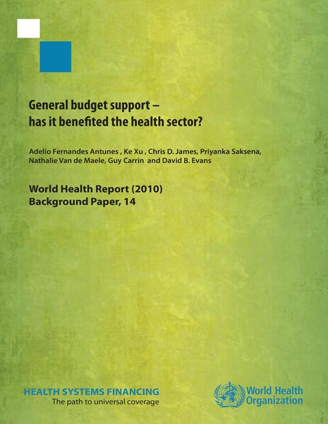 General budget support – has it bene­fited the health sector?