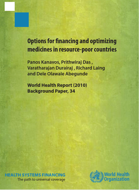 Options for fi­nancing and optimizing medicines in resource-poor countries