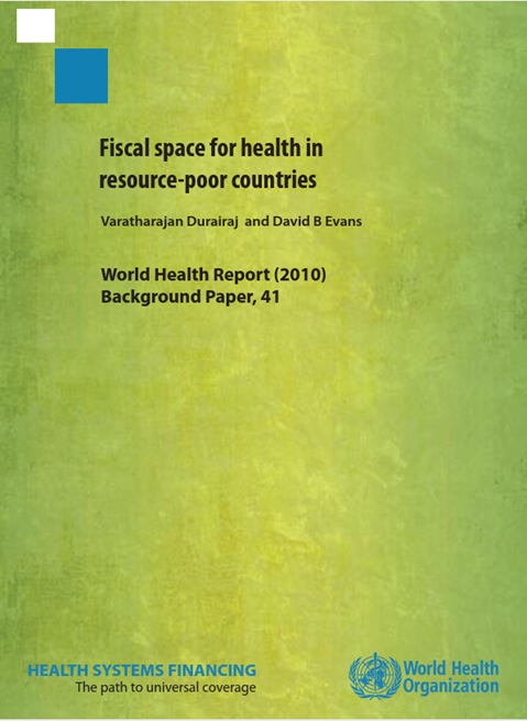 Fiscal space for health in resource-poor countries