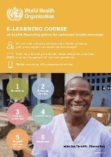 e-Learning Course on Health Financing Policy for universal health coverage (UHC)