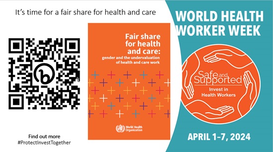 World Health Worker Week 2024 fair share