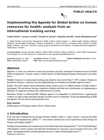1st report on GSHRH