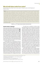 Why do labour market forces matter cover