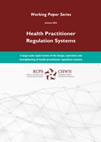 Health practitioner regulation systems rapid review