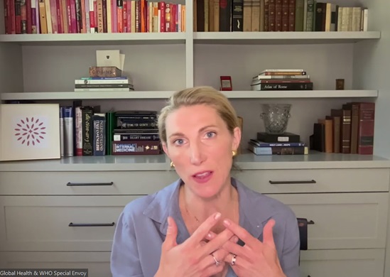 WHO Director-General Special Envoy for Climate Change and Health Dr Vanessa Kerry