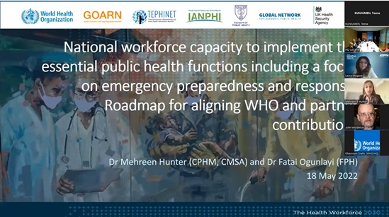 Public Health and Emergency Workforce Roadmap launch recording