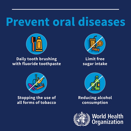 infographic prevent oral diseases