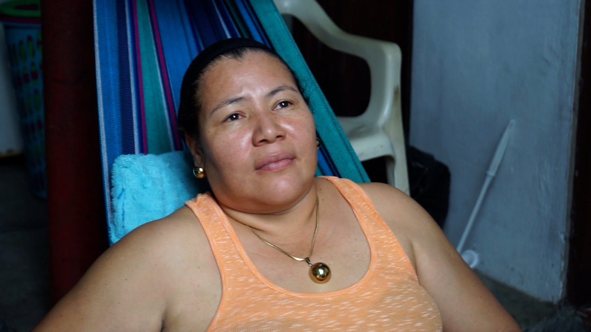 Portrait of a Nicaraguan migrant