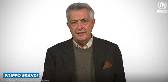 Screenshot of UN High Commissioner for Refugees