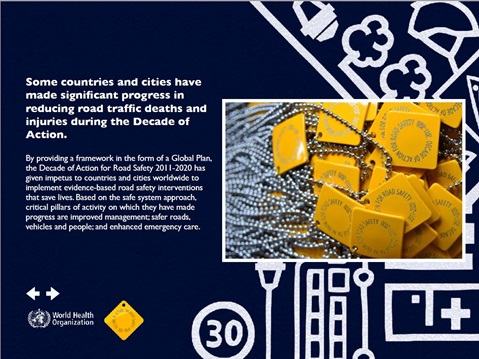 Select achievements of the Decade of Action for Road Safety 2011-2020