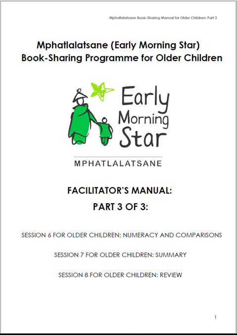 Mphatlalatsane Book-Sharing Programme for Older Children - Facilitator manual Part 3