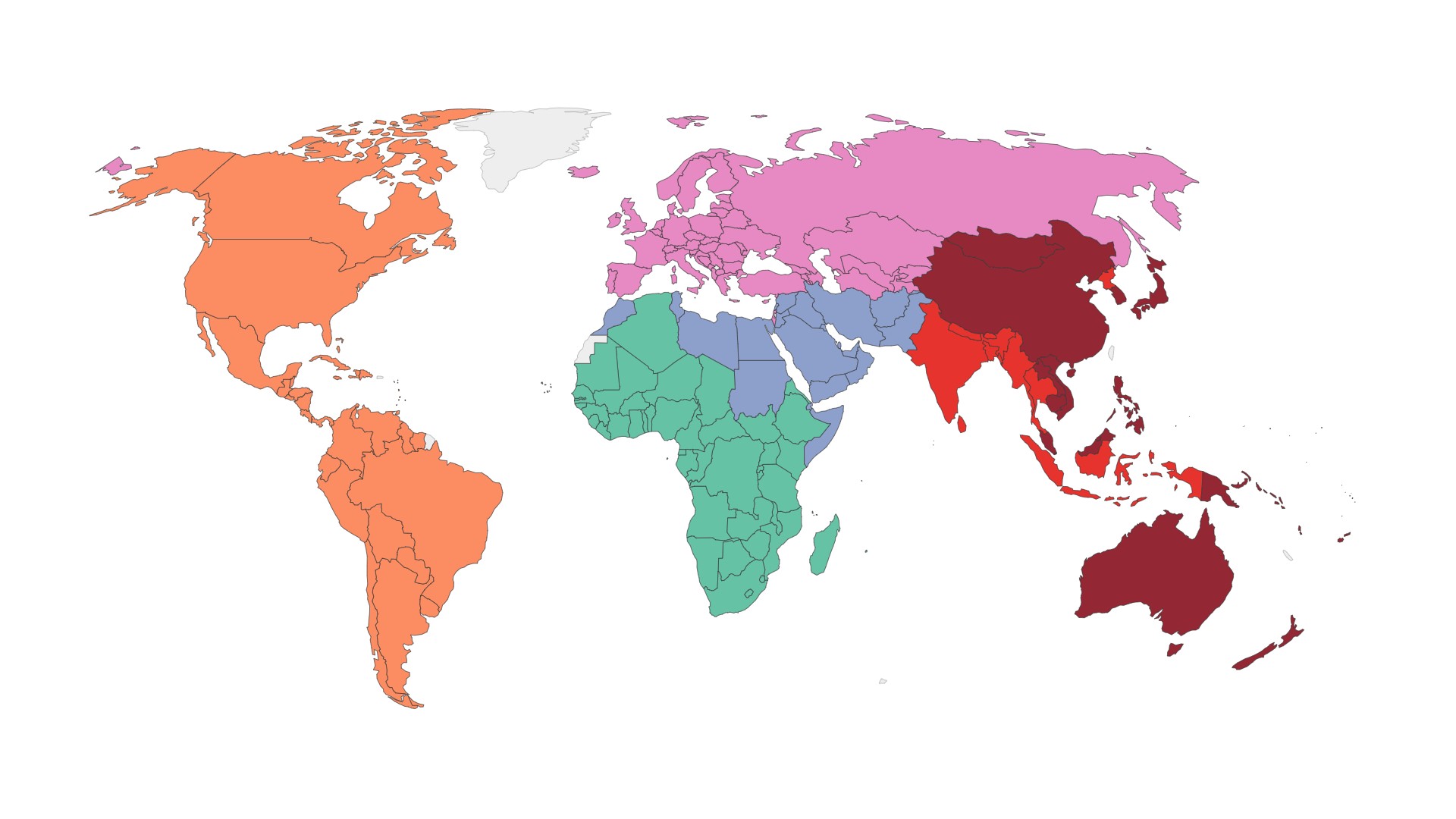 MAP of WHO regions - 1920px who-regions