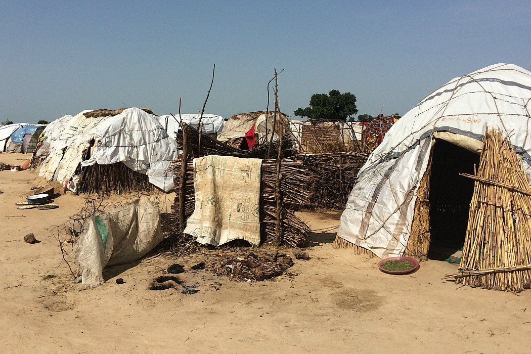 Muna Garage camp, 10 km from the outskirts of Maiduguri, Nigeria 2016.