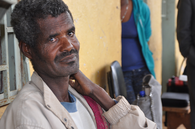 Beyera Guta, a patient with tuberculosis, was treated for TB during six months, Ethiopia