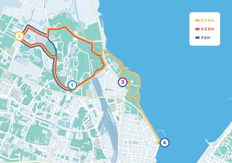 walk the talk 2019 map route