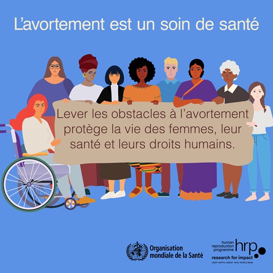 Infographie : L'avortement est un soin de santé