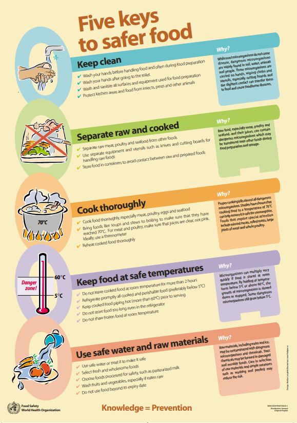 Five Keys to safer food Five Keys to safer food