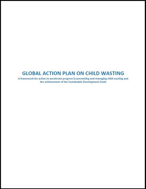 Global action plan on child wasting: a framework for action to accelerate progress in preventing and managing child wasting and the achievement of the Sustainable Development Goals