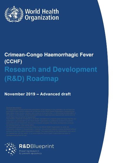 Crimean-Congo haemorrhagic fever Research and Development (R&D) Roadmap