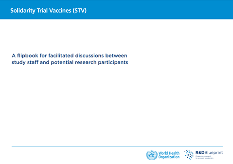 Solidarity Trial Vaccines (STV) flipbook