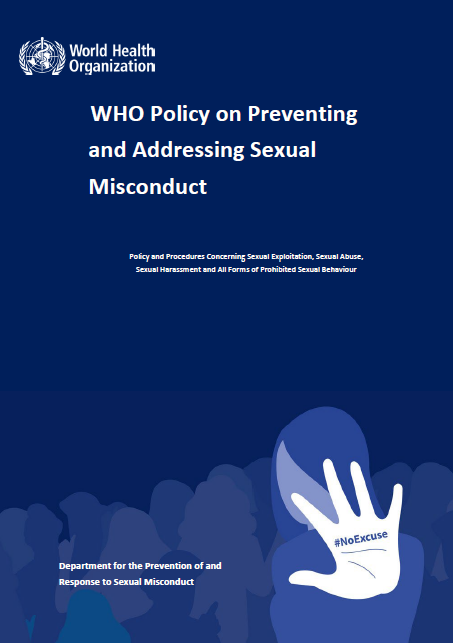 WHO Policy on Preventing and Addressing Sexual Misconduct