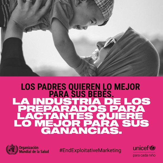 Spanish End exploitative marketing- formula milk infographic 1