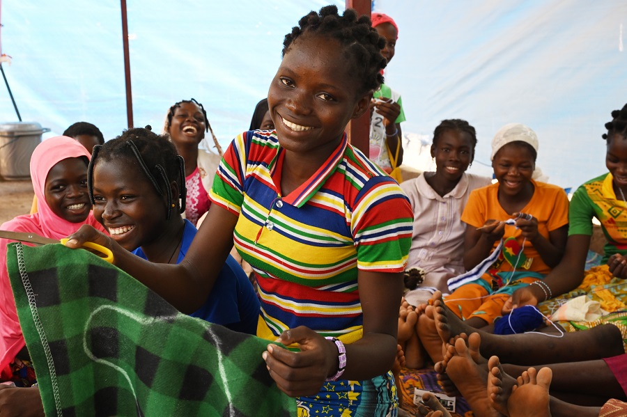 Beta, a 16 year old adolescent from Diapangou, Burkina Faso