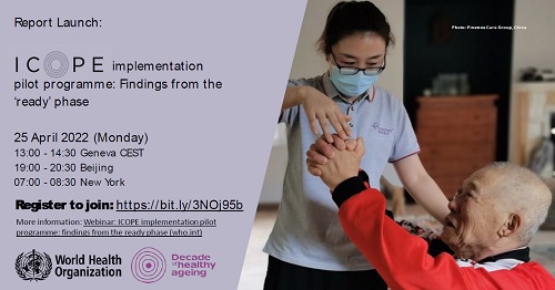 ICOPE Pilot implementation launch 25 Apr 2022