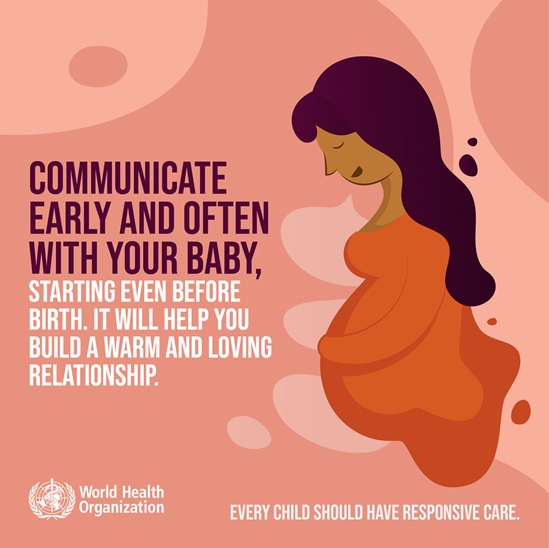 Communicate early and often with your baby