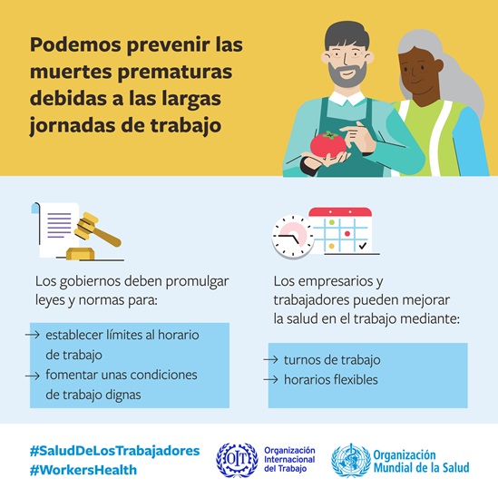 Podemos prevenir las muertes prematuras debidas a las largas jornadas de trabajo