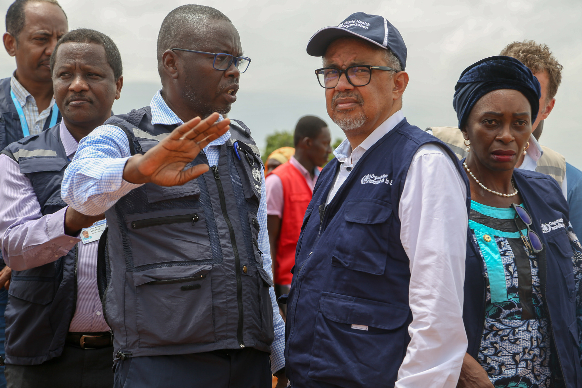 WHO Director-General and Minister of Health Abdel-Madjid Abderahim of Chad