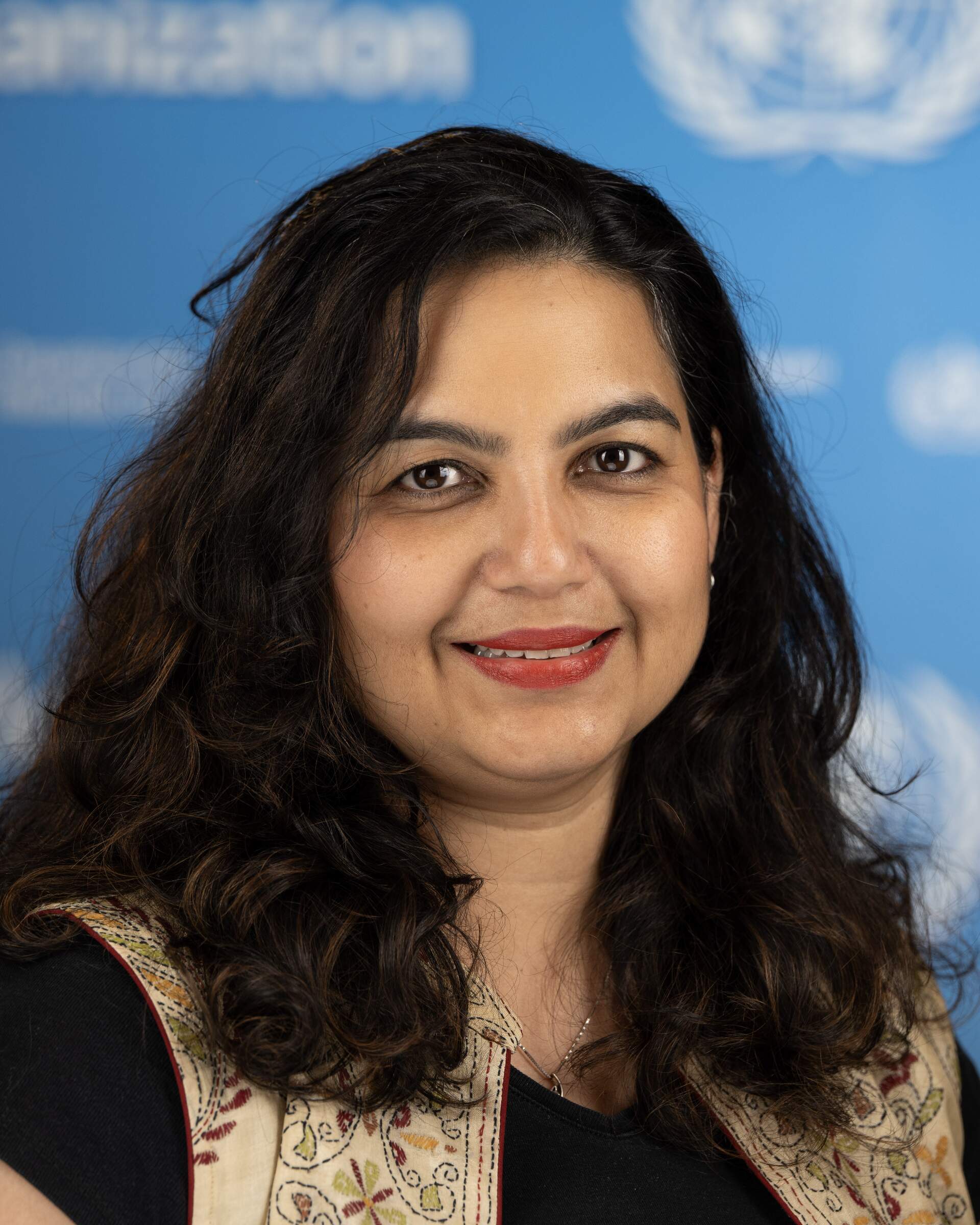 Portrait of Angela Chaudhuri.