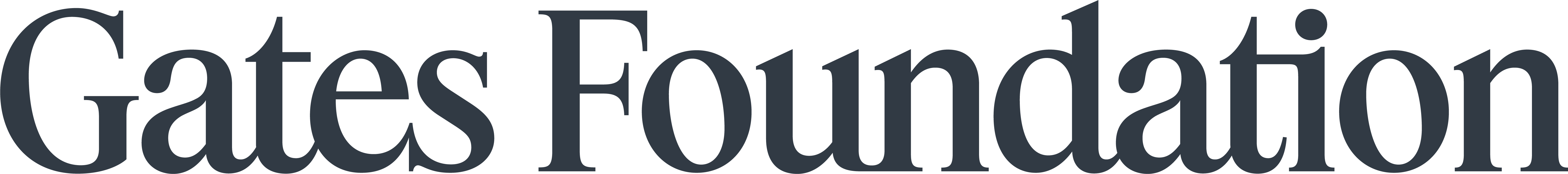 Gates Foundation logo black and white