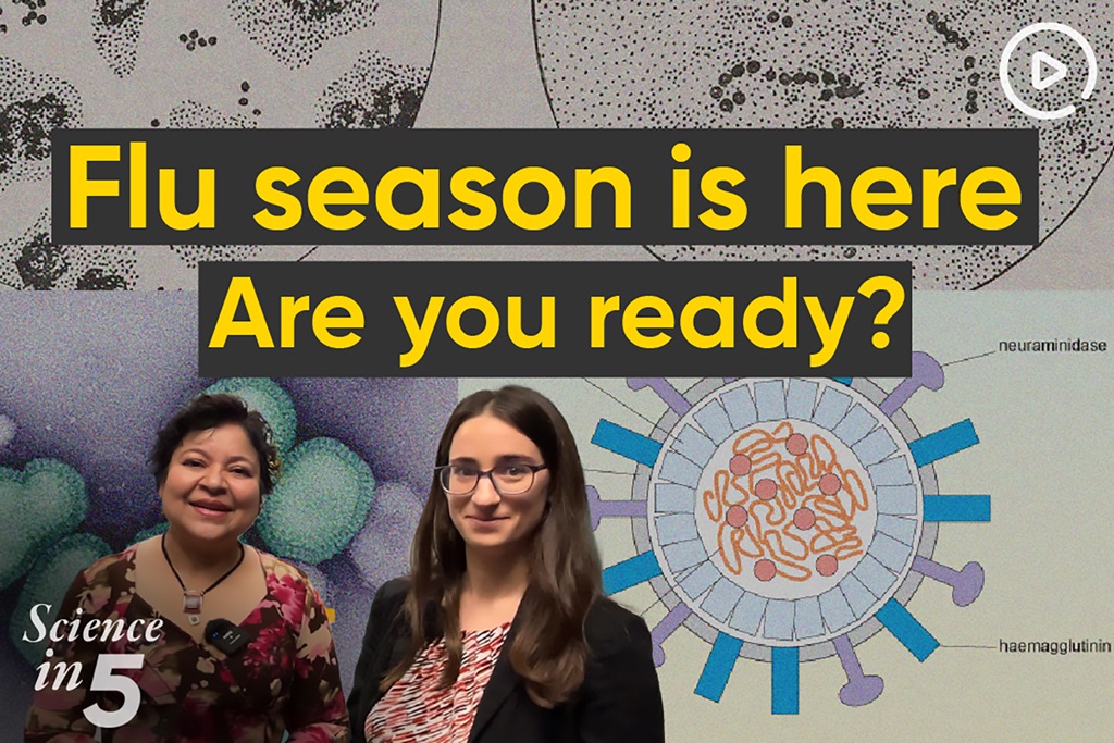 Podcast: Science in 5 - Flu season is here. Are you ready?