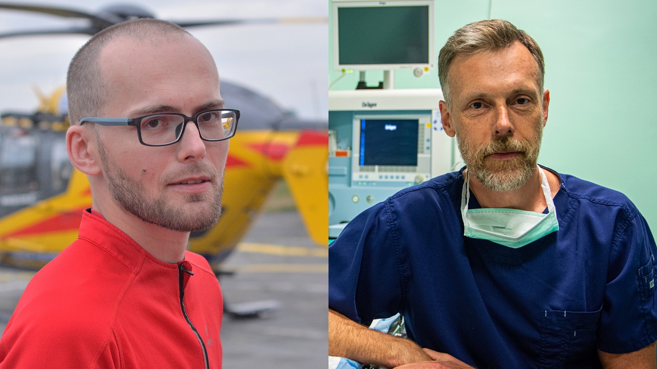 Profile images of Professor Tomasz Darocha and Professor Sylweriusz Kosinski.