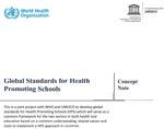 Concept note: Global Standards for Health Promoting Schools