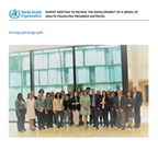 Group Photo Report of WHO expert meeting HF progress taken at WHO HQ