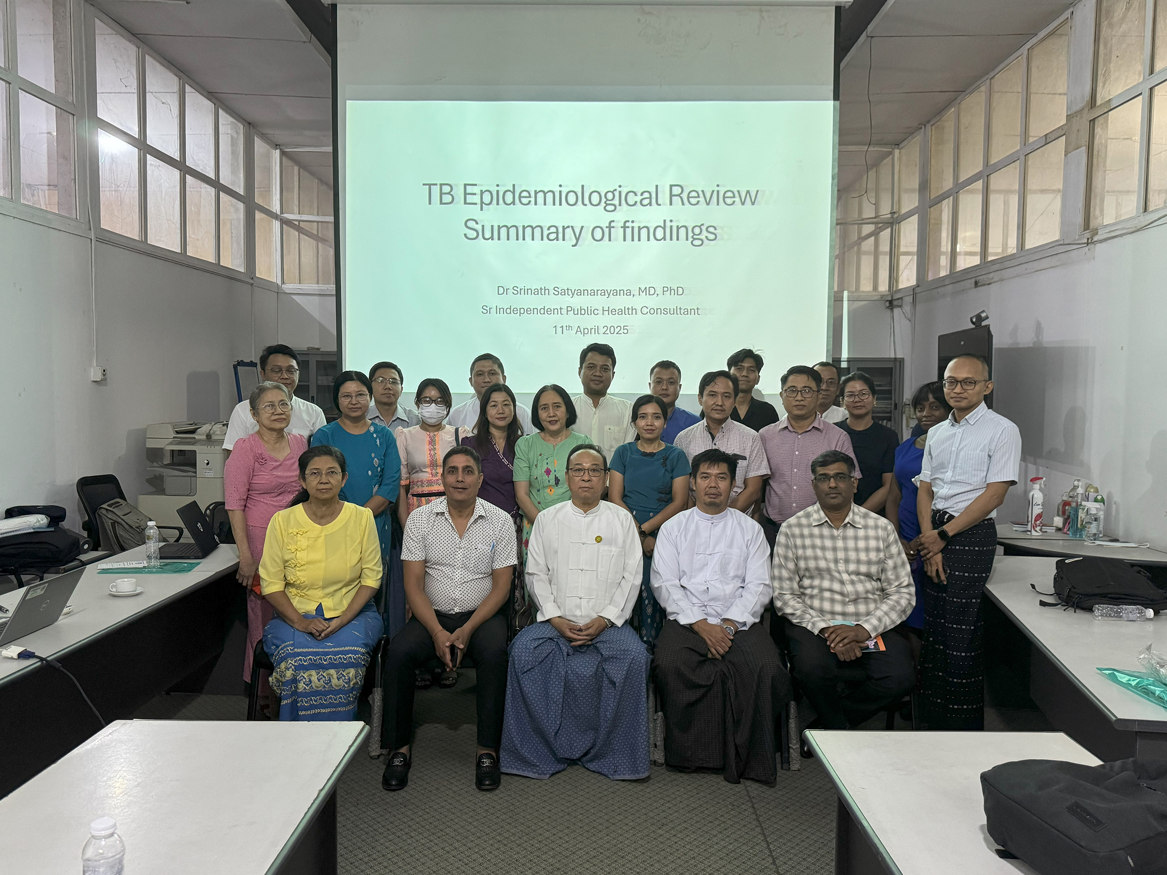 Epi Review Debriefing Meeting at NTP in Yangon