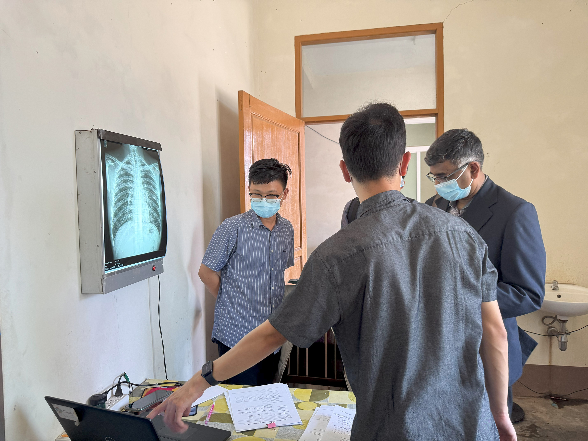 Epi review field visit to Mon State TB Center