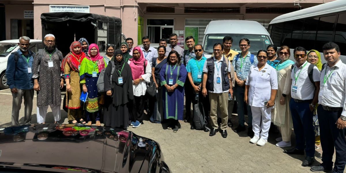 Participants of the capacity building program during a field visit