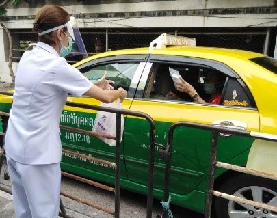Drive thru service for patient to pick up their refill medication 